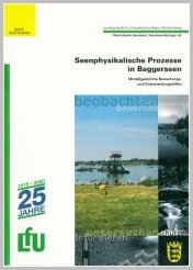 Bild der Titelseite der Publikation: Seenphysikalische Prozesse in Baggerseen