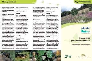 Bild der Titelseite der Publikation: Natura 2000 gemeinsam umsetzen