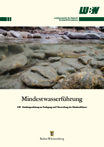 Bild der Titelseite der Publikation: Mindestwasserführung