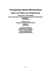 Bild der Titelseite der Publikation: Energieatlas Baden-Württemberg - Daten und Fakten zur Energiewende