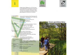 Bild der Titelseite der Publikation: Unsere geschützte Natur