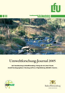 Bild der Titelseite der Publikation: Umweltforschung-Journal 2005