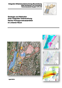 Bild der Titelseite der Publikation: Integrale Altlastenuntersuchung Ravensburg