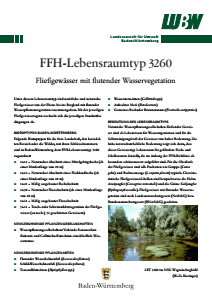 Bild der Titelseite der Publikation: FFH-Lebensraumtyp 3260