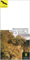 Bild der Titelseite der Publikation: Naturschutzgebiet Oberes Lenninger Tal mit Seitentälern