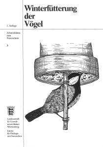 Bild der Titelseite der Publikation: Winterfütterung der Vögel