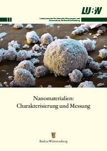 Bild der Titelseite der Publikation: Nanomaterialien: Charakterisierung und Messung