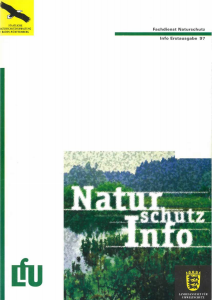 Bild der Titelseite der Publikation: Naturschutz-Info 1997 Erstausgabe