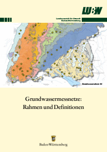Bild der Titelseite der Publikation: Grundwassermessnetze: Rahmen und Definitionen
