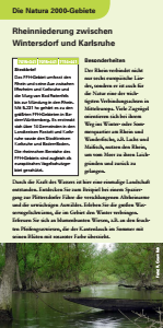 Bild der Titelseite der Publikation: Natura 2000 gemeinsam umsetzen - Rheinniederung zwischen Wintersdorf und Karlsruhe