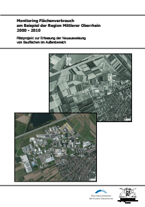 Bild der Titelseite der Publikation: Pilotprojekt zur Erfassung der Neuausweisung von Bauflächen im Außenbereich