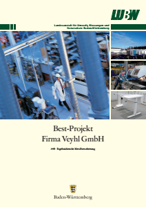 Bild der Titelseite der Publikation: BEST-Projekt Veyhl GmbH
