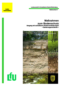 Bild der Titelseite der Publikation: Maßnahmen zum Bodenschutz
