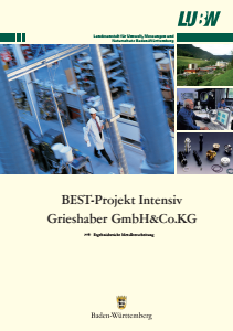 Bild der Titelseite der Publikation: BEST-Projekt intensiv Grieshaber GmbH & Co.KG