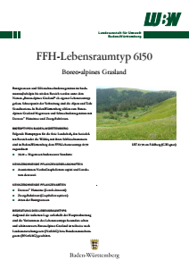Bild der Titelseite der Publikation: FFH-Lebensraumtyp 6150