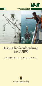 Bild der Titelseite der Publikation: Institut für Seenforschung der LUBW