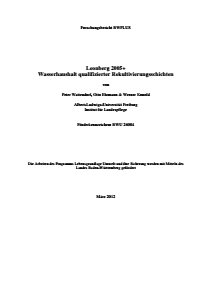 Bild der Titelseite der Publikation: Leonberg 2005+ Wasserhaushalt qualifizierter Rekultivierungsschichten