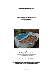 Bild der Titelseite der Publikation: Dichtungskontrollsystem für Deponien