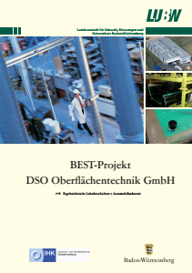 Bild der Titelseite der Publikation: BEST-Projekt DSO Oberflächentechnik GmbH