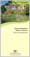 Bild der Titelseite der Publikation: Naturschutzgebiet Kleines Lautertal