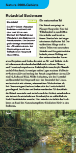 Bild der Titelseite der Publikation: Natura 2000 gemeinsam umsetzen - Rotachtal Bodensee