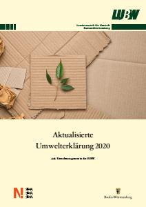 Bild der Titelseite der Publikation: Umwelterklärung 2020 - Aktualisierung