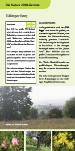 Bild der Titelseite der Publikation: Natura 2000 gemeinsam umsetzen - Tüllinger Berg