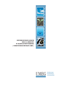 Bild der Titelseite der Publikation: Spotmessungen gemäß der 22. BIMSCHV in Baden-Württemberg