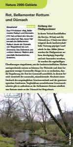 Bild der Titelseite der Publikation: Natura 2000 gemeinsam umsetzen - Rot, Bellamonter Rottum und Dürnach