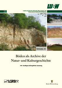 Bild der Titelseite der Publikation: Böden als Archive der Natur- und Kulturgeschichte