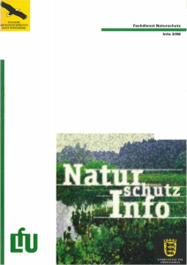 Bild der Titelseite der Publikation: Naturschutz-Info 1998 Heft 3