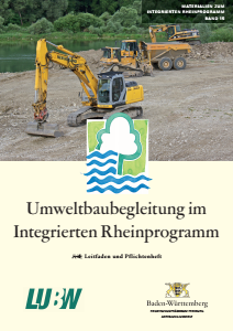 Bild der Titelseite der Publikation: Umweltbaubegleitung im Integrierten Rheinprogramm