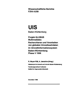 Bild der Titelseite der Publikation: GLOBUS Phase V -1998
