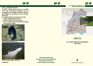 Bild der Titelseite der Publikation: Amtliches Digitales Wasserwirtschaftliches Gewässernetz (AWGN)