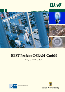 Bild der Titelseite der Publikation: BEST-Projekt OSRAM GmbH