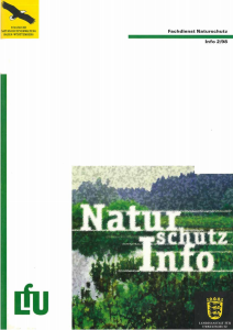Bild der Titelseite der Publikation: Naturschutz-Info 1998 Heft 2