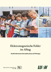 Bild der Titelseite der Publikation: Elektromagnetische Felder im Alltag