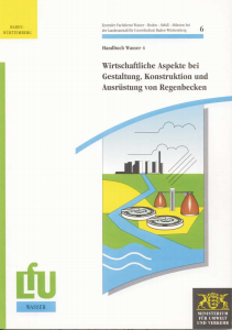 Bild der Titelseite der Publikation: Wirtschaftliche Aspekte bei Gestaltung, Konstruktion und Ausrüstung von Regenbecken