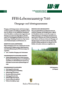 Bild der Titelseite der Publikation: FFH-Lebensraumtyp 7140