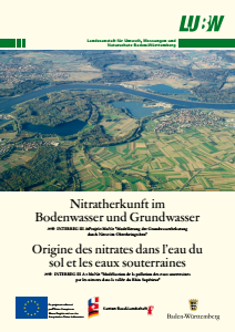 Bild der Titelseite der Publikation: MoNit: Nitratherkunft im Bodenwasser und Grundwasser