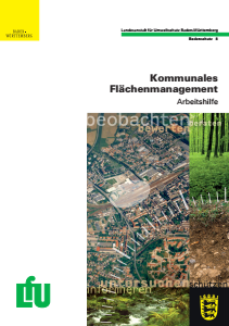 Bild der Titelseite der Publikation: Kommunales Flächenmanagement . Arbeitshilfe