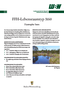 Bild der Titelseite der Publikation: FFH-Lebensraumtyp 3160