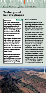 Bild der Titelseite der Publikation: Natura 2000 gemeinsam umsetzen - Taubergrund bei Creglingen