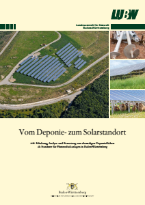 Bild der Titelseite der Publikation: Vom Deponie- zum Solarstandort - 1. geänderte Auflage