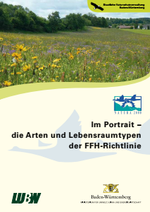 Bild der Titelseite der Publikation: Im Portrait - die Arten und Lebensraumtypen der FFH-Richtlinie