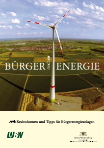 Bild der Titelseite der Publikation: Bürger machen Energie