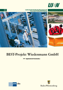 Bild der Titelseite der Publikation: BEST-Projekt Wiedenmann GmbH