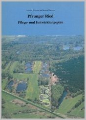 Bild der Titelseite der Publikation: Pfrunger-Burgweiler Ried. Pflege- und Entwicklungsplanung