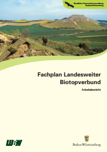 Bild der Titelseite der Publikation: Fachplan Landesweiter Biotopverbund. Arbeitsbericht