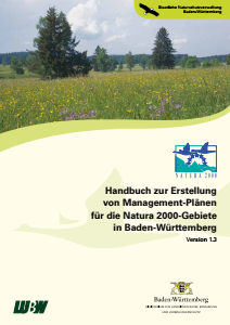 Bild der Titelseite der Publikation: Handbuch zur Erstellung von Managementplänen für die Natura 2000-Gebiete in Baden-Württemberg
